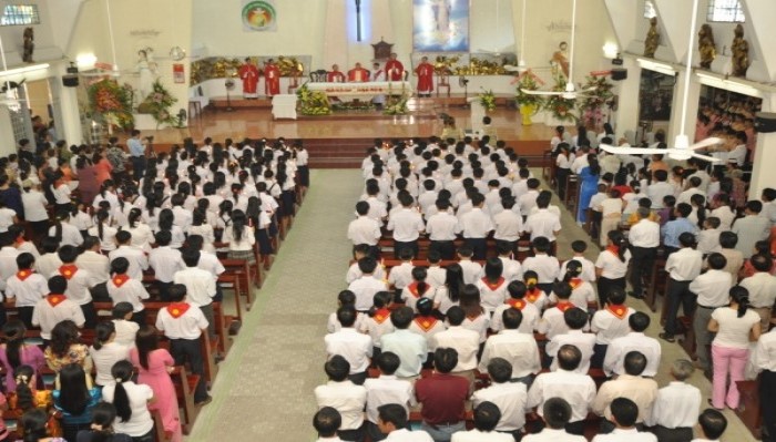 nhà thờ Tân Hưng Quận 12 TP.HCM